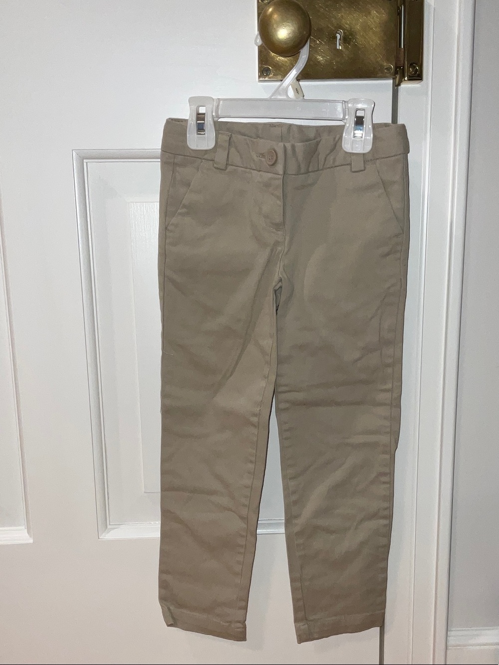 Izod Boys Tan Straight-Leg Chino Pants